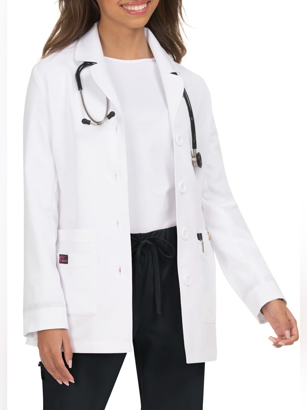 Betsey Johnson Canna Lab Coat in White NWT! size XS
